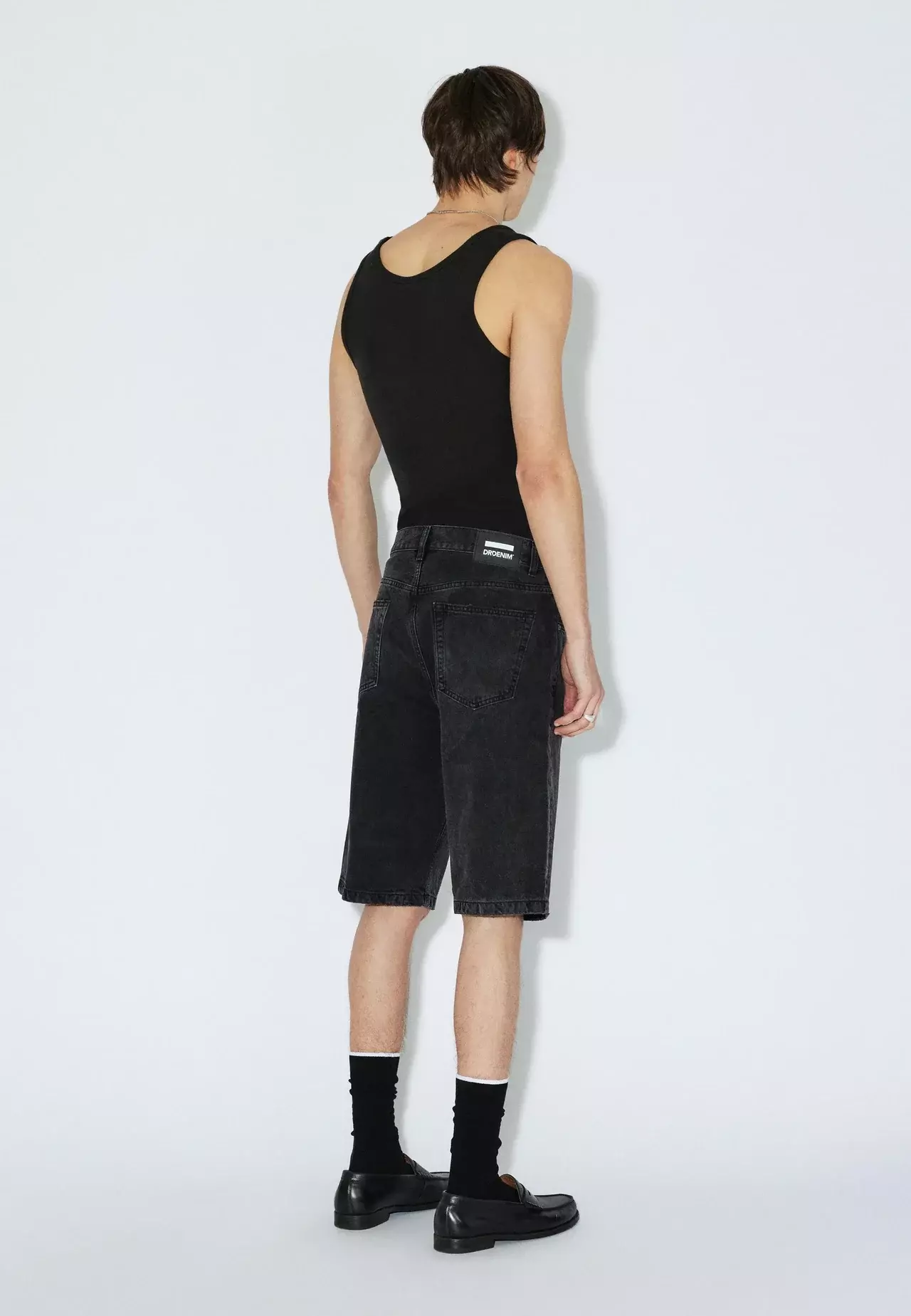 Dr.Denim Omar Shorts Worn Black Herren Denim schwarz